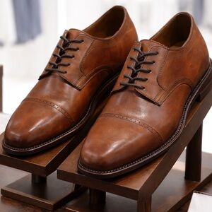 Johnston & Murphy Waterproof Branning Cap Toe Shoes 9.5